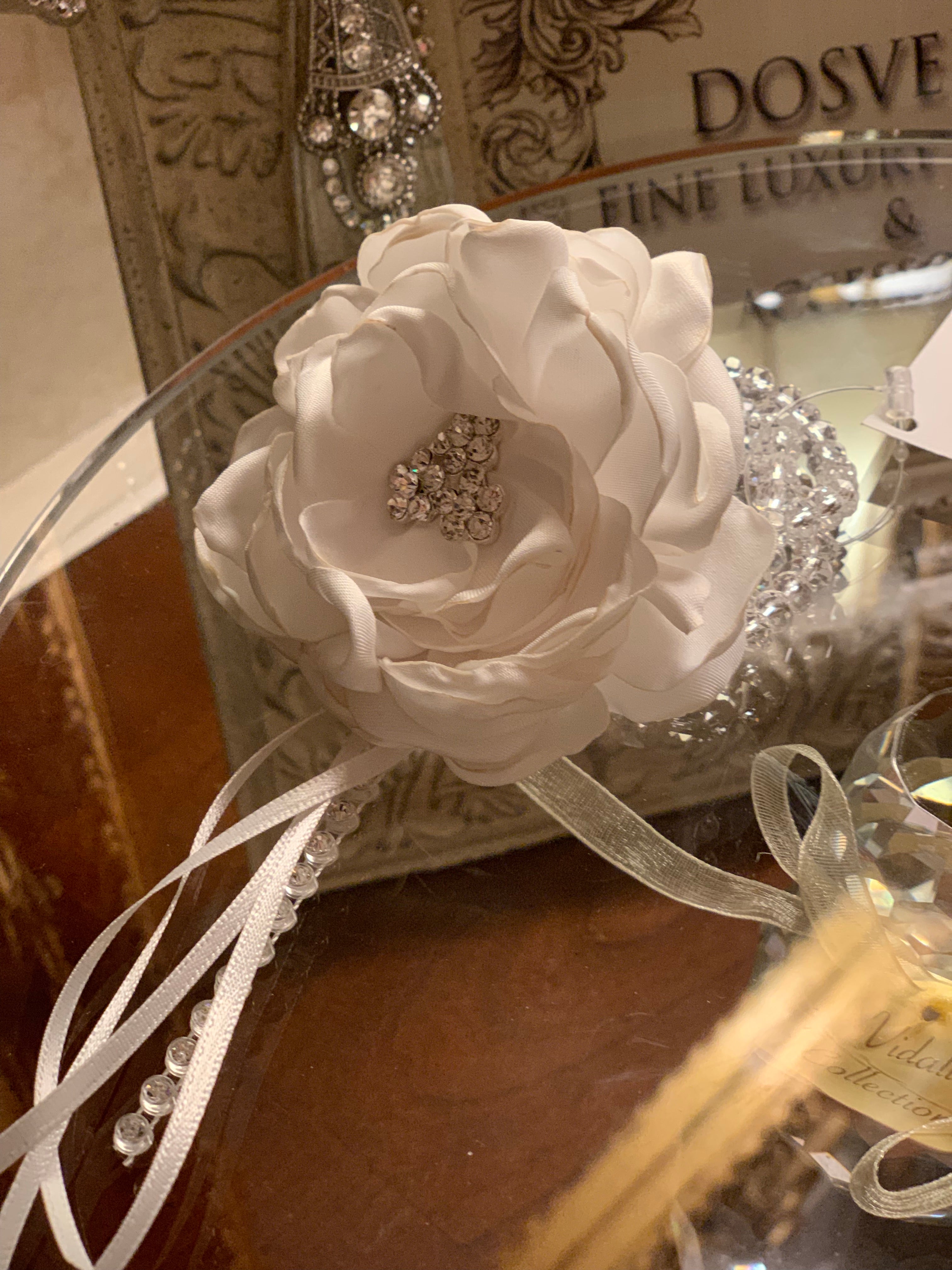 White Flower Bracelet